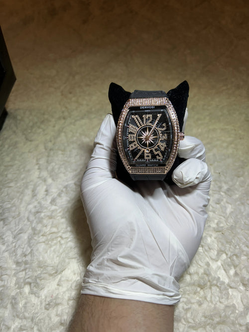 WRISTZ  – Full Crystal Black Dial