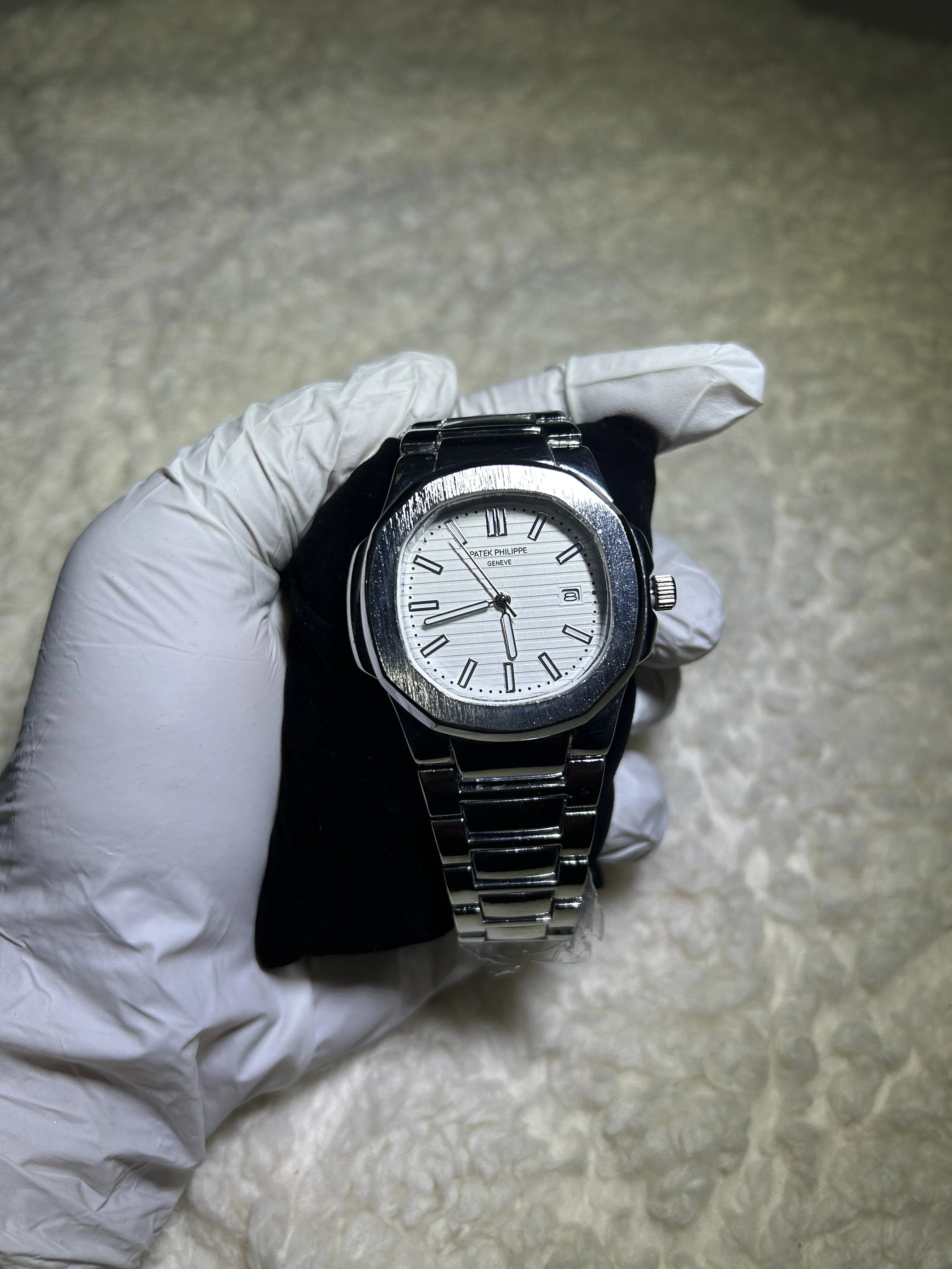 WRISTZ Square Dress Watch - White Dial.