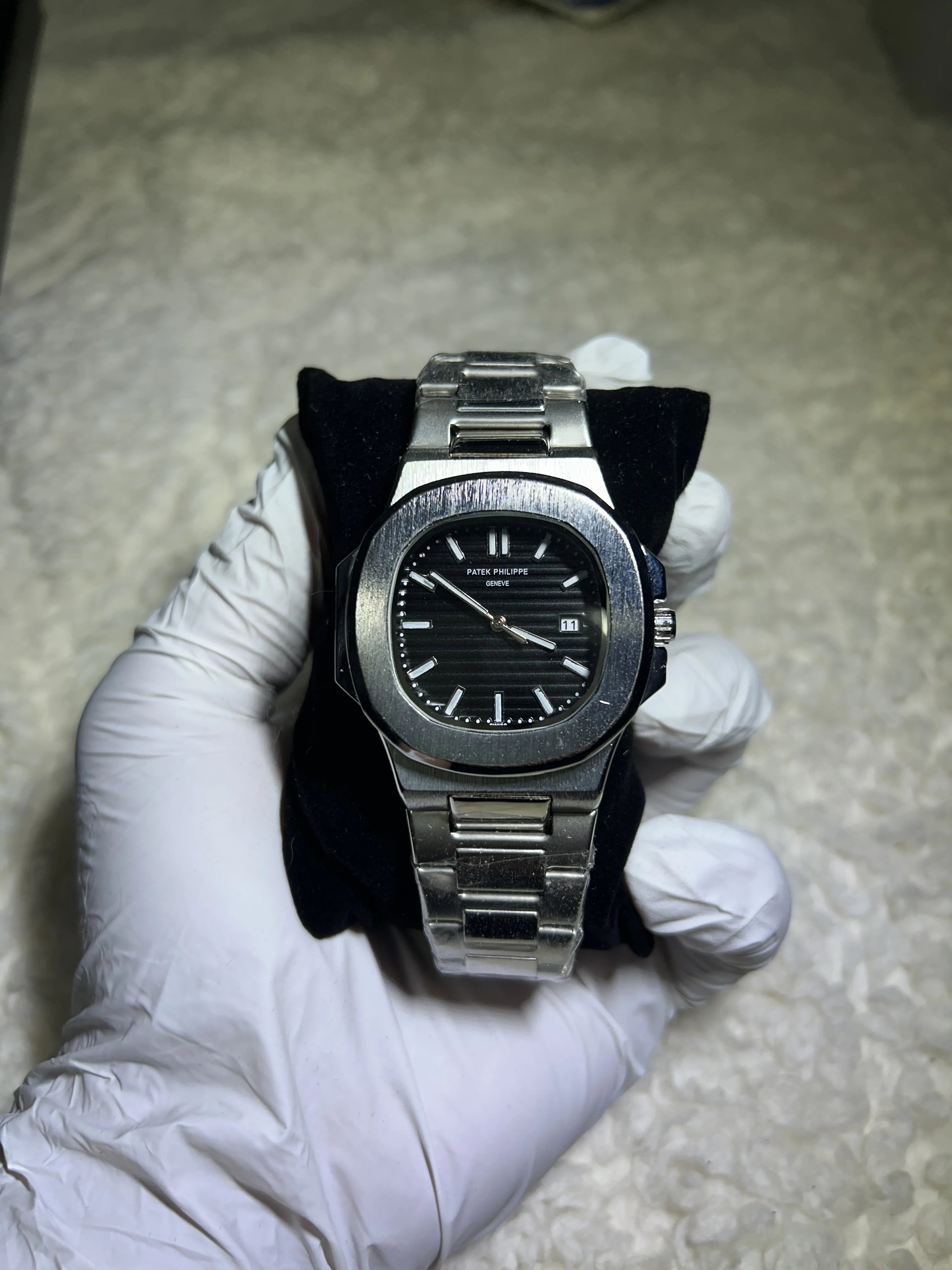 WRISTZ Square Dress Watch - Black Dial.