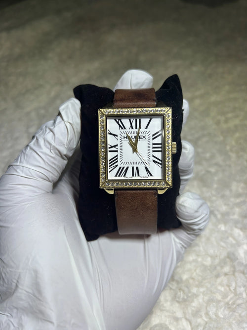 WRISTZ  old Money - Brown Lather Strap.