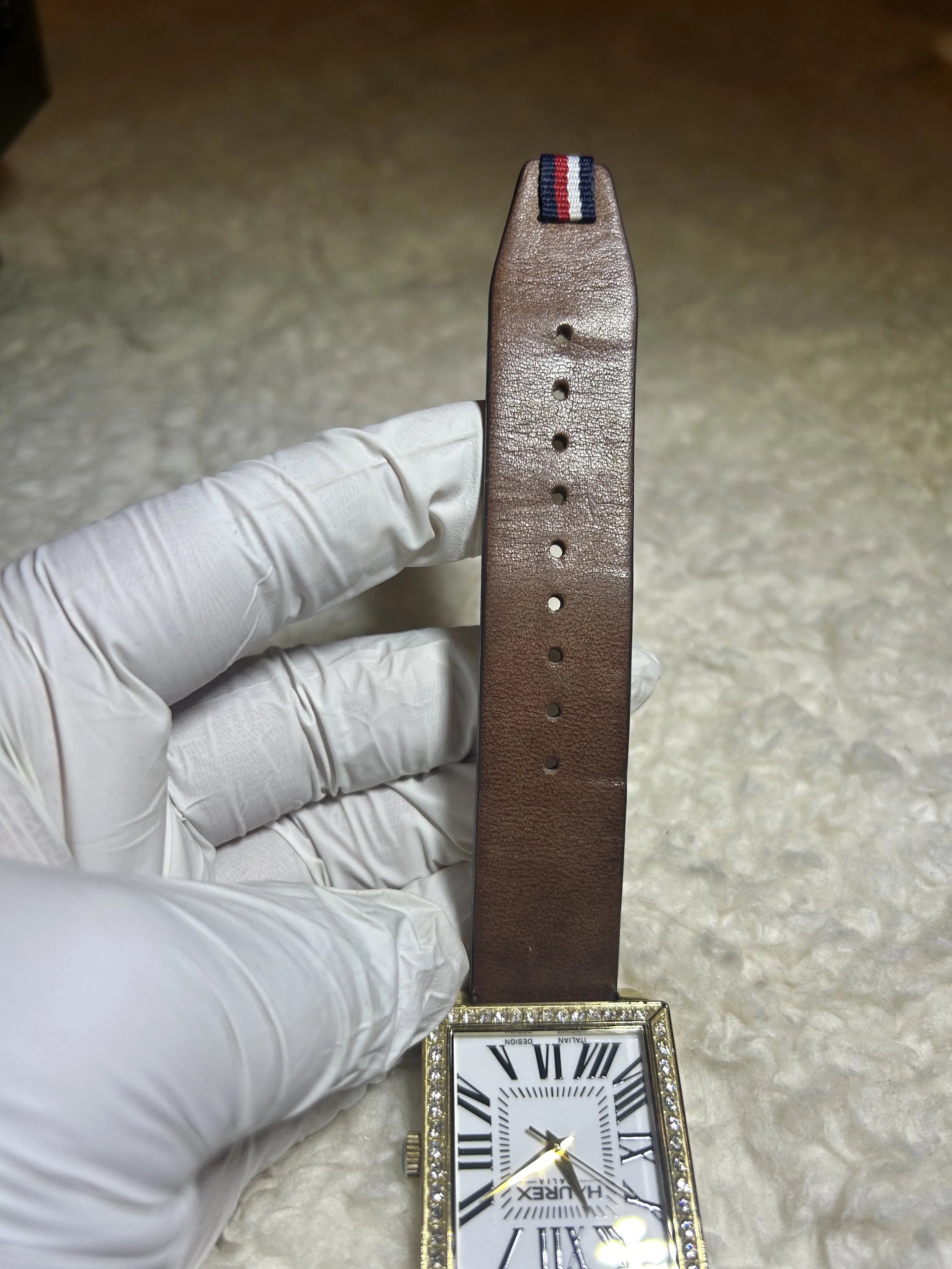 WRISTZ  old Money - Brown Lather Strap.