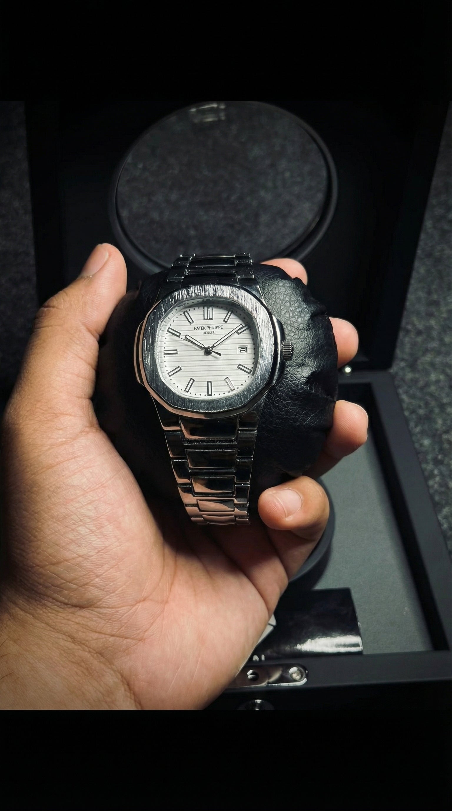 WRISTZ Square Dress Watch - White Dial.